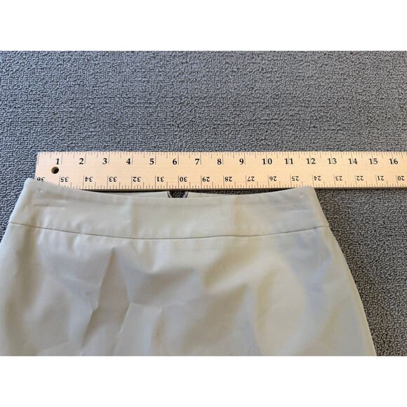TEENFLO Women's Pencil Skirt Size 2 White Career Business Professional - Picture 4 of 11